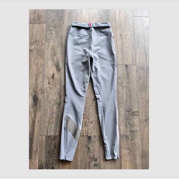 Tracksmith Women's NDO Winter Run Tights Size XS Grey Reflective Lined Athletic - Picture 5 of 9